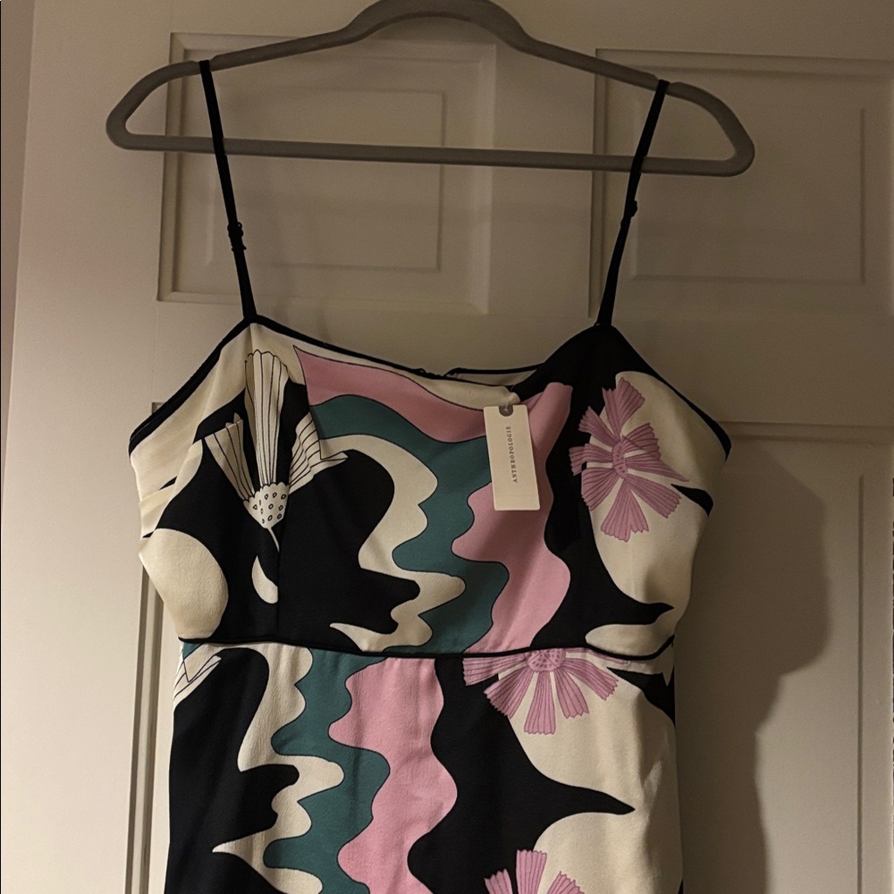 BNWT Oopscool x Anthropologie printed gown - Picture 4 of 12